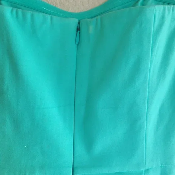 Vineyard Vines Womens Dress Green M Caribbean Floral Embroidered Strapless Back - Picture 8 of 11